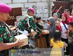 Danlantamal III Dukung Prajurit Yonmarhanlan III yang Peduli Kepada Warga