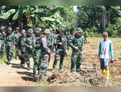 Prajurit Lanud Harry Hadisoemantri Laksanakan Latihan Patroli Kamhanlan