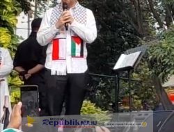 Aksi Damai Bela Palestina, Ribuan massa Padati Taman Apsari Surabaya