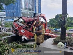 Driver Ojol Tewas, Usai Ditabrak Truk yang Lawan Arah