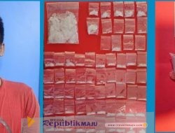 Satresnarkoba Polres Pelabuhan Tanjung Perak Amankan Kurir Sabu Asal Sidoarjo, 65 Poket Sabu disita