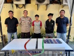 Operasi Pekat II Semeru 2025, Polisi Amankan Dua Remaja Hendak Tawuran di Jalan Bulaksari