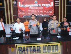 Polres Blitar Kota Berhasil Ungkap Kasus Pencurian di 21 TKP Tiga Tersangka Diamankan