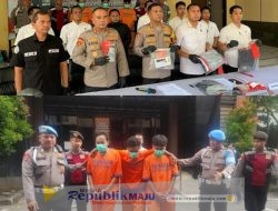Komplotan Sindikat Jambret Diringkus Tim Gabungan Polrestabes Surabaya dan Polresta Sidoarjo