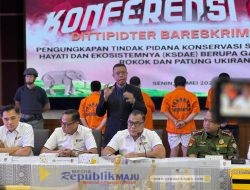 Dittipidter Bareskrim Polri Ungkap Perdagangan Ilegal Gading Gajah di Sukabumi dan Jakarta