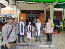 Polres Pelabuhan Tanjung Perak Amankan Peringatan Kenaikan Yesus Kristus 2025