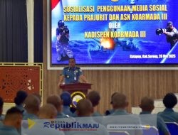 Kadispen Koarmada III Tegaskan Prajurit TNI AL Harus Bijak dan Cerdas Bermedsos