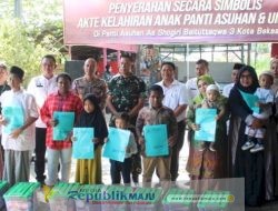 Korem 051/Wijayakarta Wujudkan Rehab Panti Asuhan dan Pendampingan Akta Kelahiran