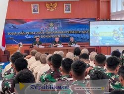 Personel Lanudal Sabang Ikuti Sosialisasi Prosedur dan Standar Pengamanan
