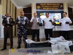 TNI AL dan Polres Pacitan Gagalkan Penyelundupan BBL Ilegal
