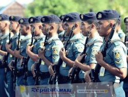 Prajurit Wing Udara 3 Puspenerbal dan Lanudal Biak Peringati Hardiknas ke-117