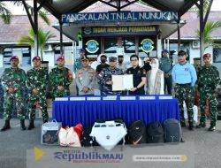 Tim SFQR TNI AL dan Tim Gabungan Gagalkan Penyelundupan 14 Karung Ballpress