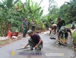Pastikan Kelancaran Program, Korem 071/Wijayakusuma Tinjau TMMD Kalisalak