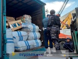 TNI AL Kembali Gagalkan Penyelundupan Ballpress asal Malaysia di Pontianak