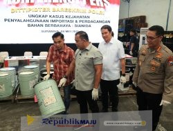 Perdagangan Ilegal Sianida Rp59 Miliar di Surabaya dan Pasuruan Dibongkar Polri