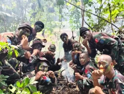 Ratusan Prasis Semata PK TNI AU Angkatan 89 Laksanakan Latihan Survival di Boyolali