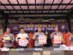 Berantas Narkoba Polres Kediri Kota Berhasil Amankan Puluhan Tersangka