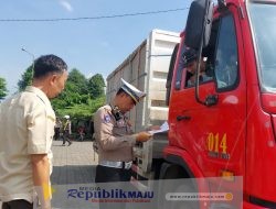 Puluhan Kendaraan Terjaring Razia, Polres Kediri Ajak Warga Lebih Tertib Berkendara