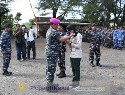 TNI AL Gelar Pelatihan Penanggulangan Bencana Gempa Bumi dan Tsunami di Pantai Samas