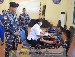 Lanudal Kupang Gelar Donor Serentak Peringati HUT ke-69 Puspenerbal