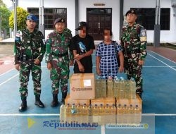 Jajaran Lantamal VIII Manado Gagalkan Penyelundupan Miras Ilegal di Pelabuhan Nusantara Tahuna