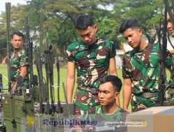 Danyonkomlek 1 Marinir Pimpin Gelar Material Alkom dan Cek Kesiapan Prajuritnya