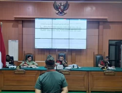 Oknum TNI Tembak Polisi di Way Kanan Didakwa Pasal Berlapis