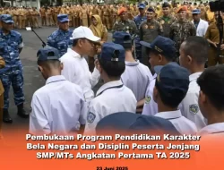 Siswa SMP/MTs di Subang Ikuti Upacara Pembukaan Program Pendidikan Karakter Bela Negara dan Disiplin