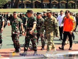 Danlantamal VI Dampingi Pangkogabwilhan II Periksa Personel dan Material PRCPB Kodam XIV