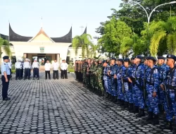 Dansubsatgas Bandara Minangkabau Pimpin Apel Kesiapsiagaan Jelang Kunker Wapres RI ke Padang