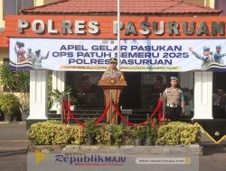 Polres Pasuruan Siap Laksanakan Operasi Patuh Semeru 2025, Kapolres: Tertib Berlalu Lintas Butuh Kesadaran Kolektif