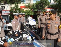 Polres Pelabuhan Tanjung Perak Gelar Operasi Patuh Semeru 2025, Sasar 8 Pelanggaran Prioritas