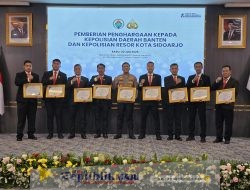 Menteri Desa PDT Beri Apresiasi ke Polda Banten dan Polresta Sidoarjo