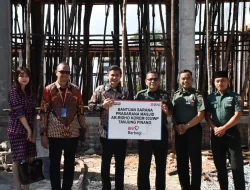Korem 033/WP Bangun Masjid Al Ridho dari Bantuan Dana Prasarana BNI