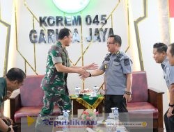 Kakanwil Kemenkum Babel Lakukan Audiensi ke BNNP dan Korem 045/Garuda Jaya