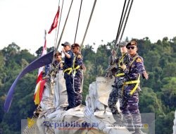 Dari Dermaga Teluk Bayur, KRI Bima Suci Lanjutkan Pelayaran ke Penang Malaysia
