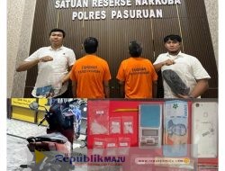 Polres Pasuruan Tangkap Dua Pengedar Sabu dan Ganja, Sita 11,2 Gram Sabu dan 20,9 Gram Ganja