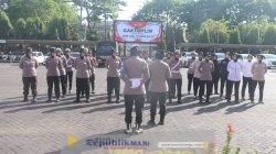 Polwan Polres Pasuruan Gelar Gaktibplin di Momen HUT ke-77