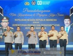 MoU Sinergitas Polri dan Kemenimipas Beri Pelayanan Terbaik kepada Masyarakat