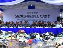 TNI AL dan Bea Cukai Gagalkan Penyelundupan Ballpress Senilai Puluhan Miliar