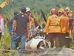 TNI AU Investigasi Penyebab Pesawat Latih Milik FASI Jatuh di Ciampea Bogor