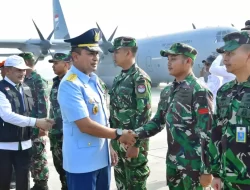 Kasau Hadiri Pemberangkatan Satgas Garuda Merah Putih-II ke Gaza